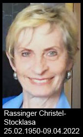 Rassinger-Christel-Stocklasa-E-25.2.1950-9.4.2022