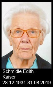 Schmidle-Edith-Kaiser-S-1931-bis-2019