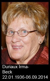 Duriaux-Irma-Beck-Tb-1936-bis-2014