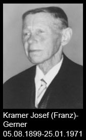 Kramer-Josef-Franz-Gerner-E-1899-bis-1971