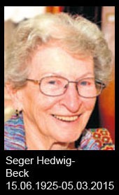 Seger-Hedwig-Beck-V-1925-bis-2015
