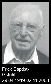 Frick-Baptist-Gstöhl-1919-bis-2003
