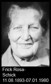 Frick-Rosa-Schick-1893-bis-1980