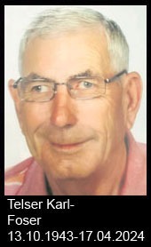 Telser-Karl-Foser-1943-bis-2024
