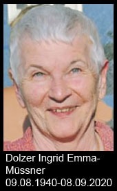 Dolzer-Ingrid-Emma-Müssner-1940-bis-2020