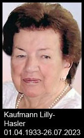 Kaufmann-Lilly-Hasler-1933-bis-2023