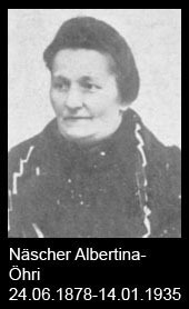 Näscher-Albertina-Öhri-1878-bis-1935