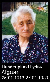 Hundertpfund-Lydia-Allgäuer-1913-bis-1989