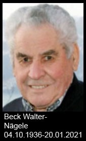 Beck-Walter-Nägele-1936-bis-2021
