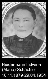 Biedermann-Lidwina-Maria-Schächle-1879-bis-1934