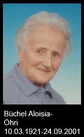 Büchel-Aloisia-Öhri-1921-bis-2001