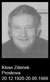 Klose-Zdenek-Proskova-1920-bis-1988