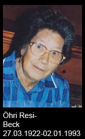 Öhri-Resi-Beck-1922-bis-1993