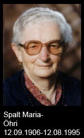 Spalt-Maria-Öhry-1906-bis-1995