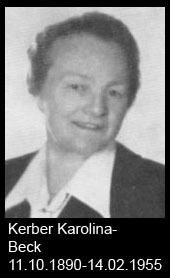 Kerber-Karolina-Beck-1890-bis-1955