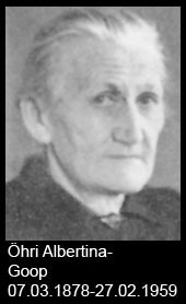 Öhri-Albertina-Goop-1878-bis-1959