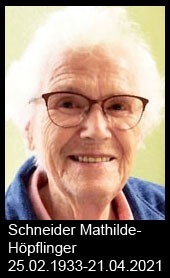 Schneider-Mathilde-Höpflinger-1933-bis-2021