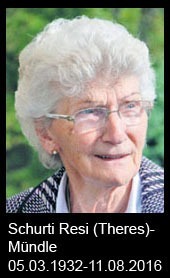 Schurti-Resi-Theres-Mündle-1932-bis-2016