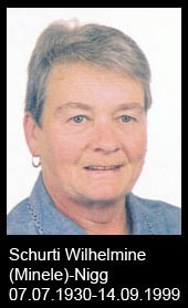 Schurti-Wilhelmine-Minele-Nigg-1930-bis-1999