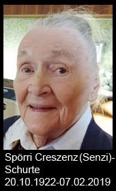 Spörri-Creszenz-Senzi-Schurte-1922-bis-2019