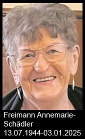 Freimann-Annemarie-;Klösch-Schaedler-1944-bis-2025