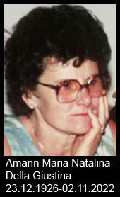 Amann-Maria-Natalina-Della-Giustina-1926-bis-2022