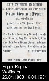 Feger-Regina-Wolfinger-1860-bis-1931