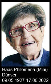Haas-Philomena-Mini-Dünser-1927-bis-2022