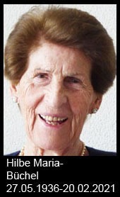 Hilbe-Maria-Büchel-1936-bis-2021