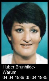 Huber-Brunhilde-Warum-1939-bis-1985