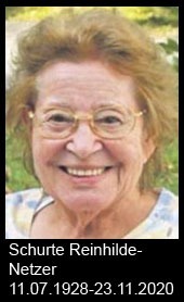Schurte-Reinhilde-Netzer-1928-bis-2020