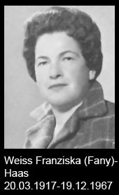 Weiss-Franziska-Fany-Haas-1917-bis-1967